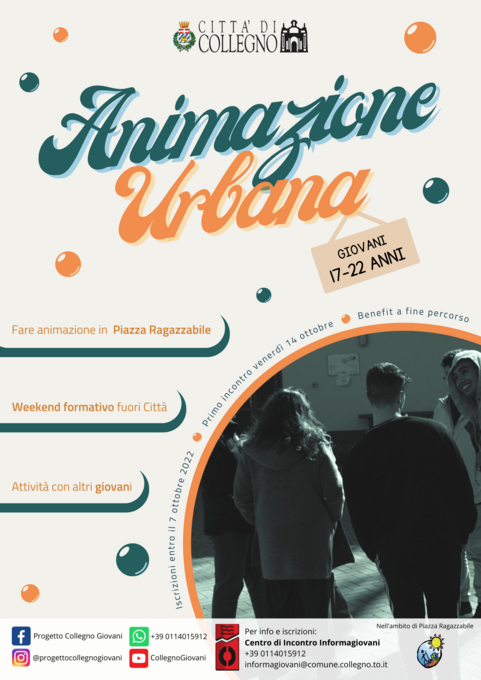 Locandina animazione urbana 